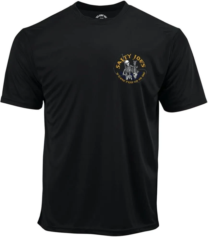 SALTY JOES Moisture Wicking Graphic Workout Shirt in Regular, Big & Tall