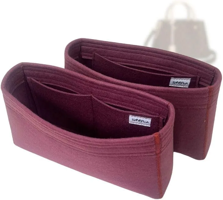 SAMORGA (1-120/ LV-Montaigne-BB) Bag Organizer for LV Montaigne BB – A Set of 2 2mm Wine
