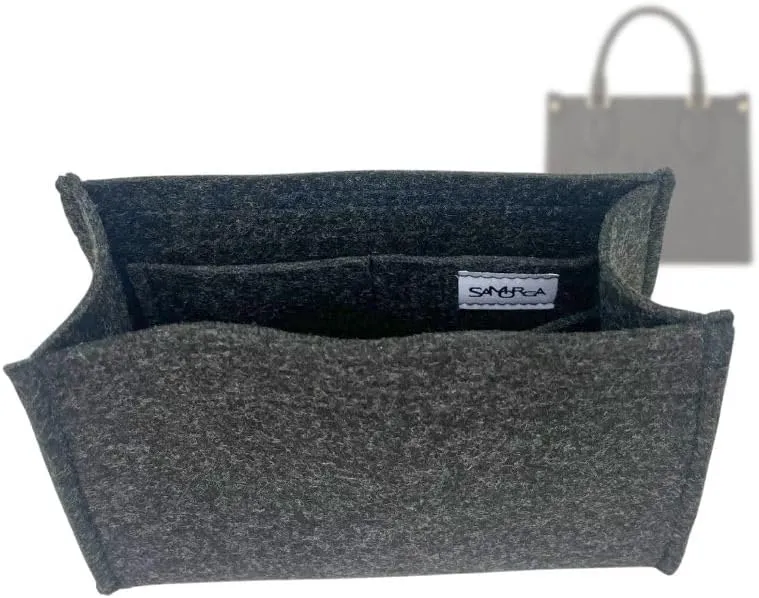 SAMORGA (1-359/ LV-OTG-BB-U) Bag Organizer for LV On the Go BB for Empreinte Only <2mm Dark Gray>