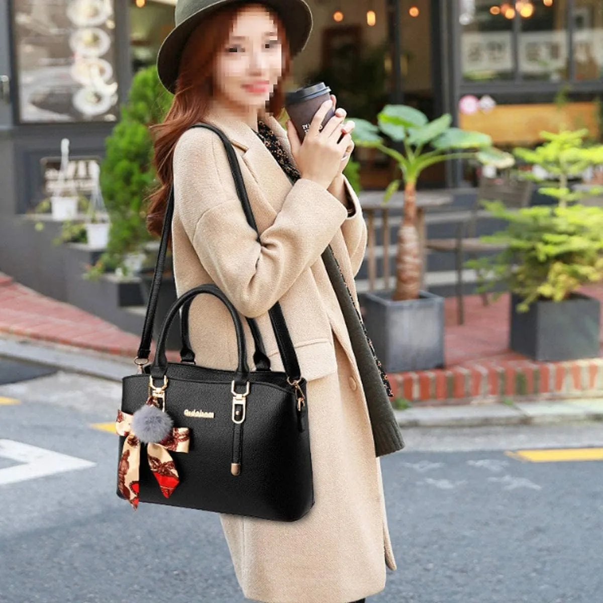 Satchel Purses and Handbags for Women Shoulder Tote Bags Wallets Top-handle Crossbody Bags
