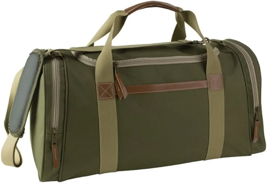 Saturn Business Carry on Duffel Bag, Olive Green (21" W X 10" H X 10" D)