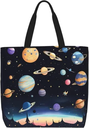 Saturn Jupiter Earth It is a convenient one-shoulder bag, suitable for shopping, traveling, and daily life needs.