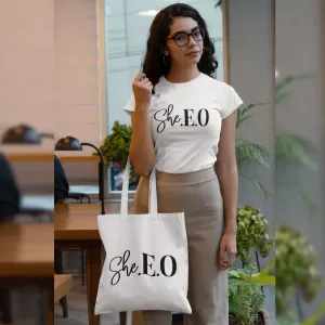 She.E.O Tote Bag