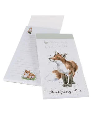Shopping Notepad - SP031 - Bright Eyed Fox