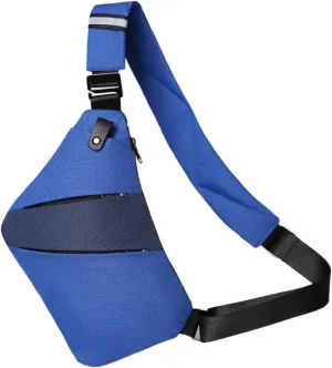 Slim Carry, The Slim Carry Sling Bag, Anti Theft Crossbody Bag, Carry Slim Carry Travel Safe Crossbody Bag (Navy Indigo)