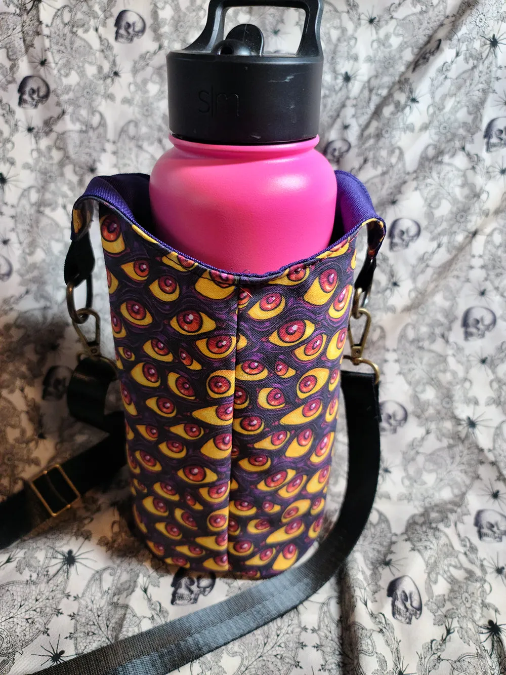 Slim Wall of Eyes Waterbottle Sling CLEARANCE