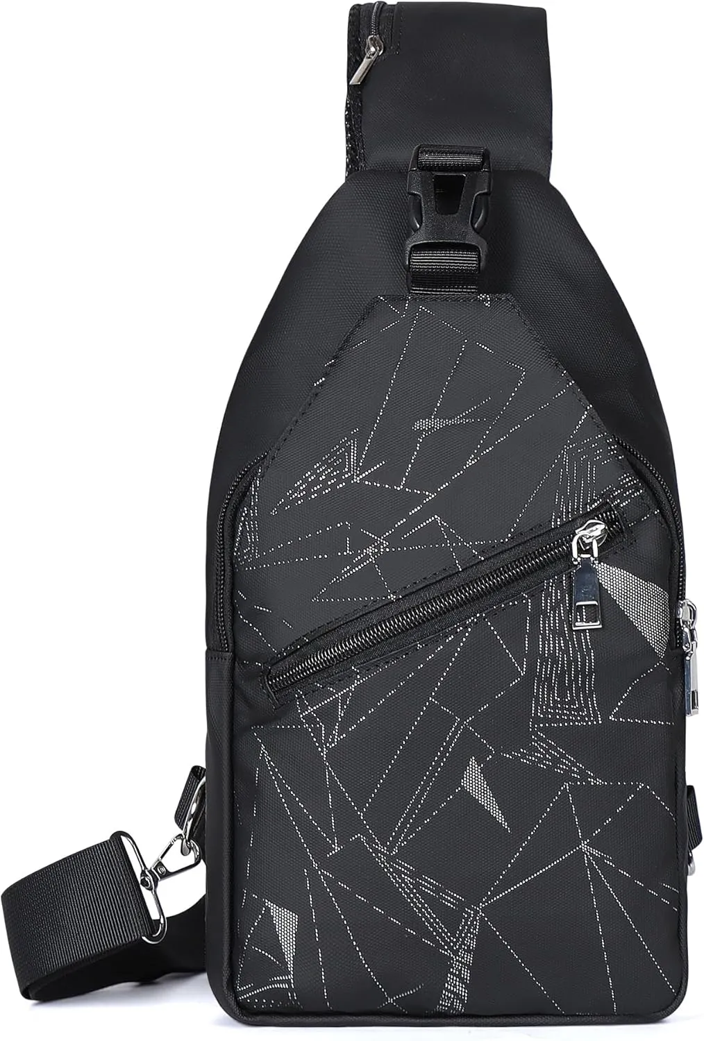 Sling Bag for Men and Women Small Crossbody Bags Waterproof Sling Backpack for Travel Hiking Running