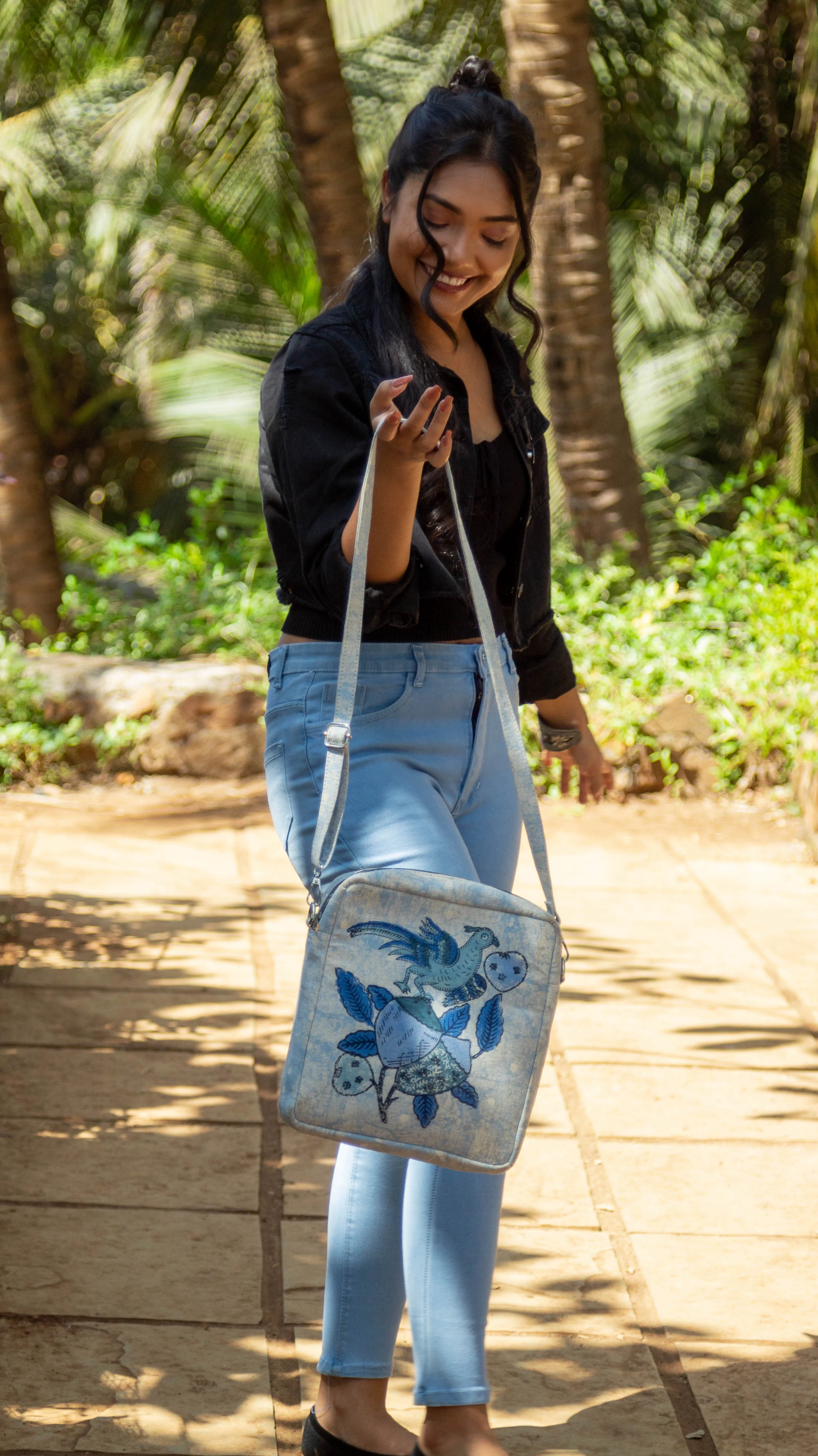 Sling Bag Tree of Life • Blue