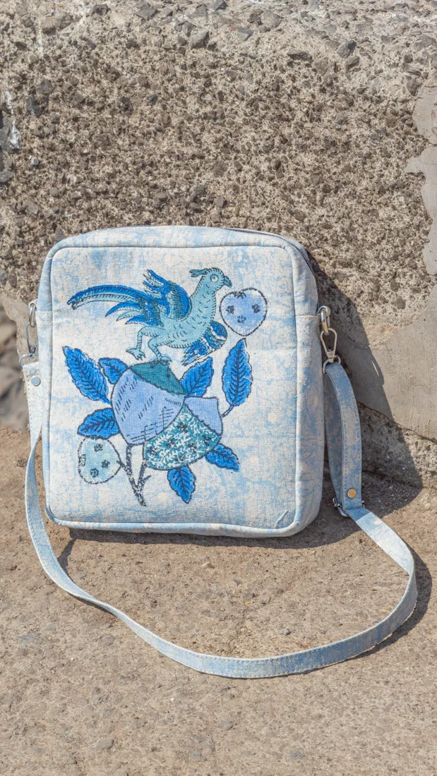 Sling Bag Tree of Life • Blue