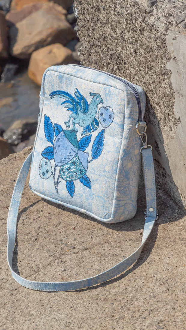 Sling Bag Tree of Life • Blue