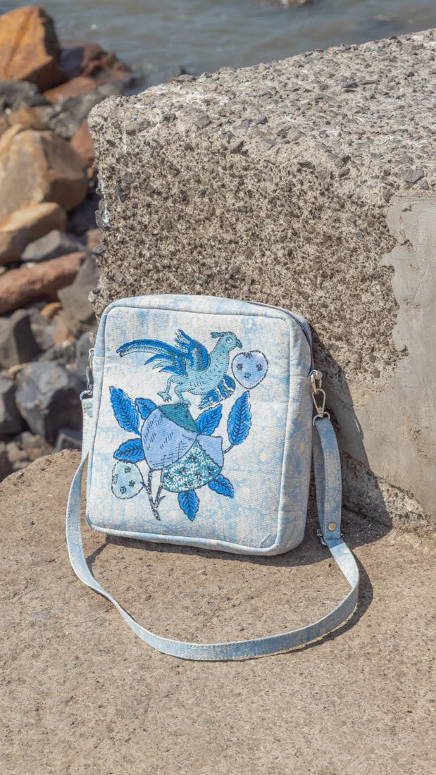 Sling Bag Tree of Life • Blue