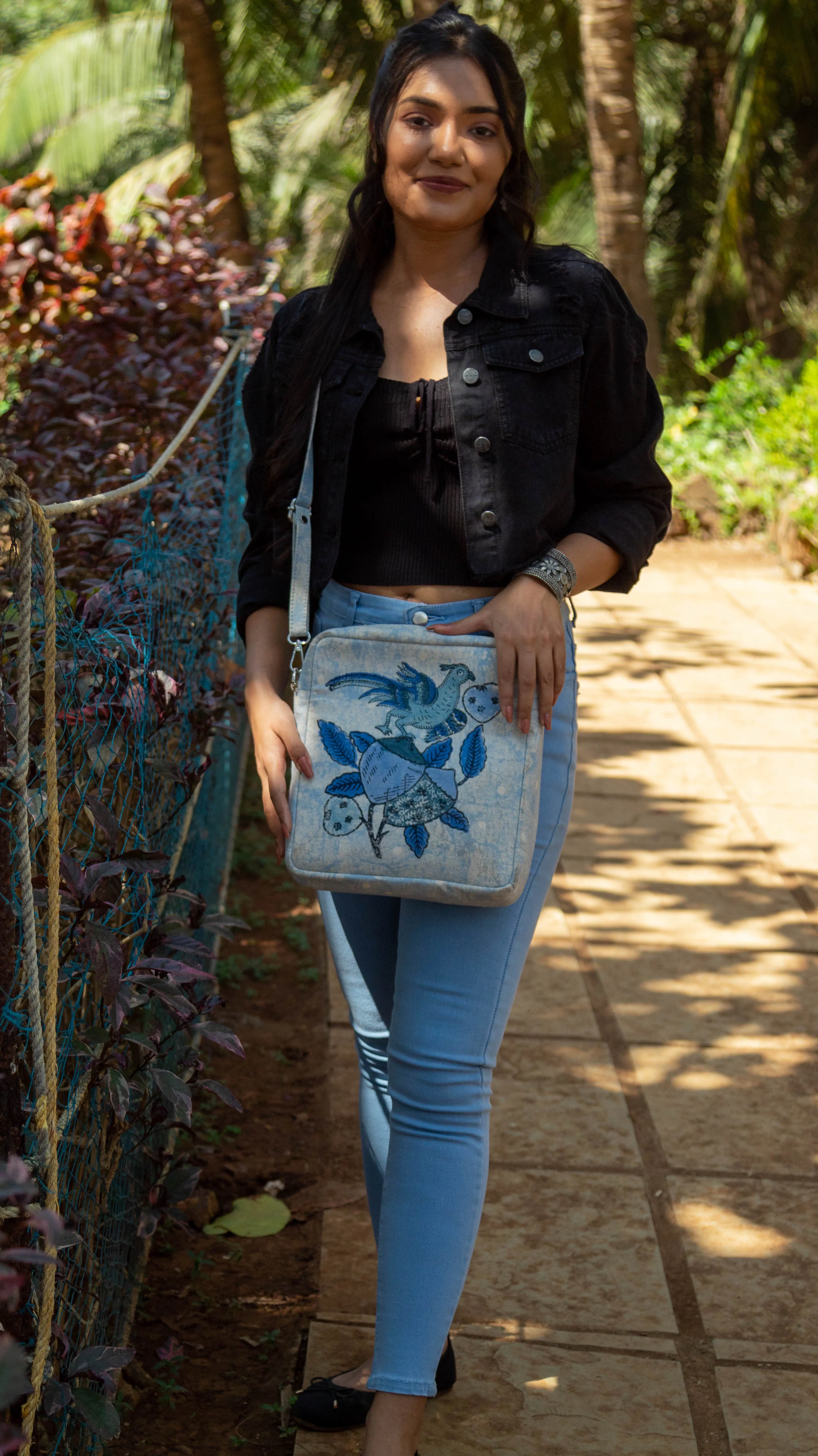Sling Bag Tree of Life • Blue