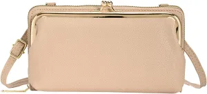 Sling Bags for Women Anti Theft Travel Casual Nylon Purses Handbags Crossbody Bags Travel Bag with Zipper(Beige)