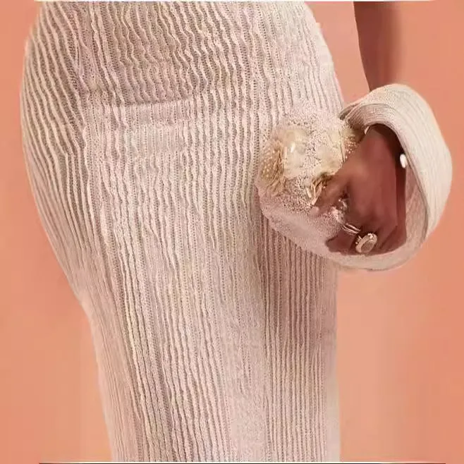 Sling Dress With Large Corsage