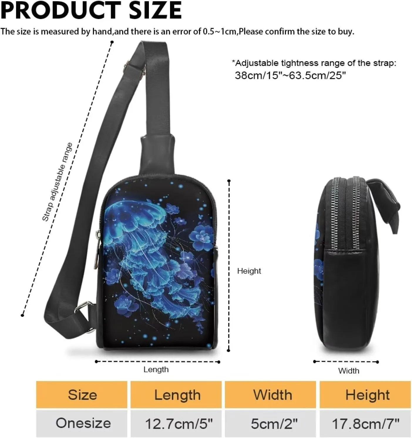 Small Sling Bags for Women Ladies Crossbody Sling Backpack Leather Fanny Pack Crossbody Bag for Travel