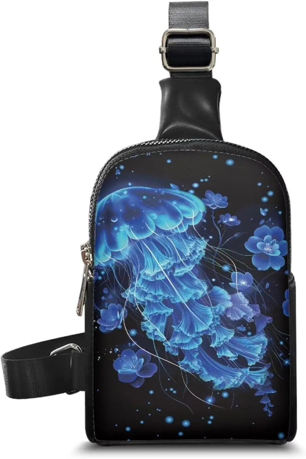 Small Sling Bags for Women Ladies Crossbody Sling Backpack Leather Fanny Pack Crossbody Bag for Travel