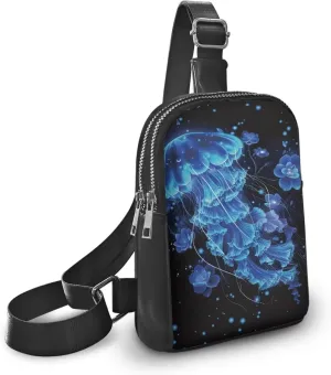 Small Sling Bags for Women Ladies Crossbody Sling Backpack Leather Fanny Pack Crossbody Bag for Travel