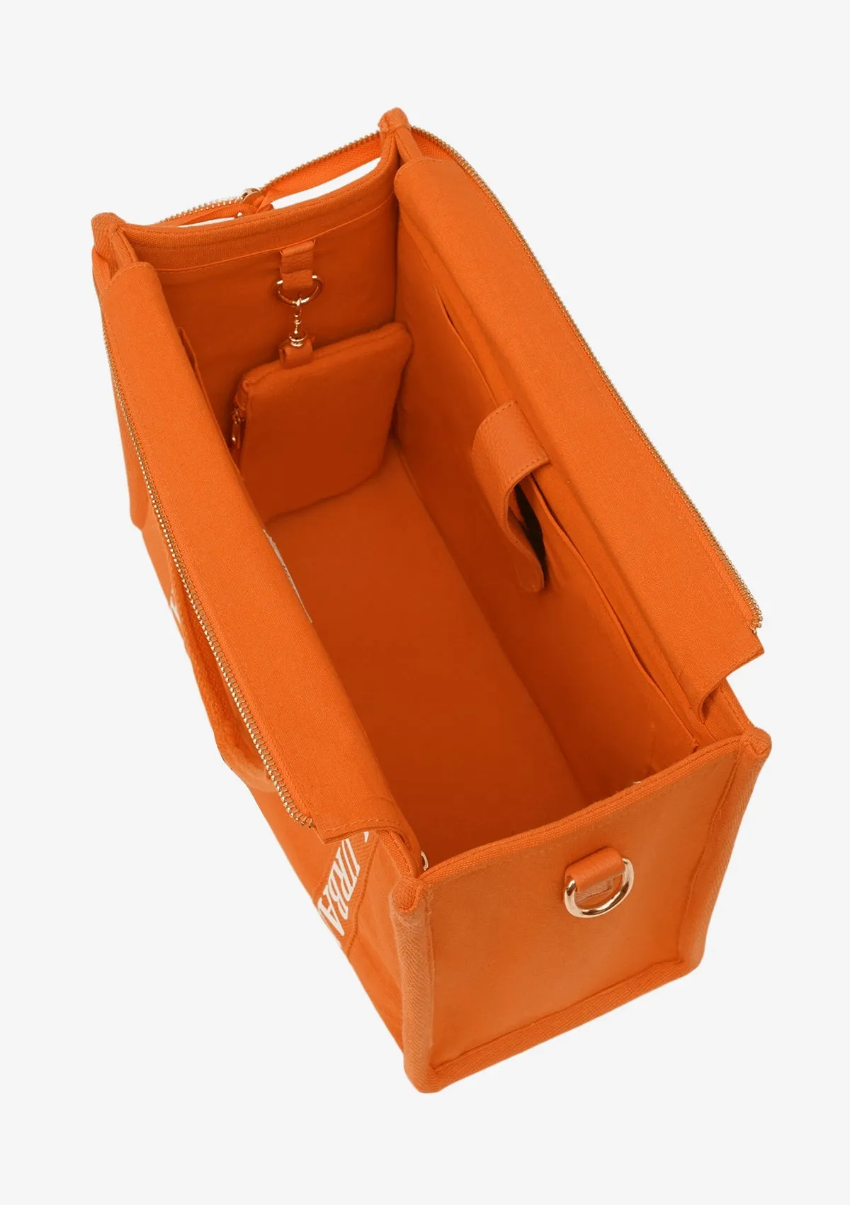 SMALL URBAN TOTE  BRIGHT ORANGE