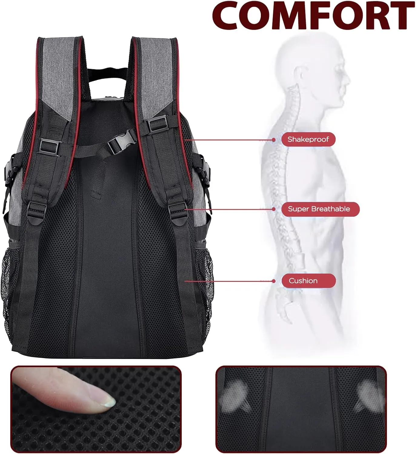Soccer Backpack,Basketball Backpack for Basketball Accessories Training Equipment Fits Volleyball,Soccer,Sports Gifts