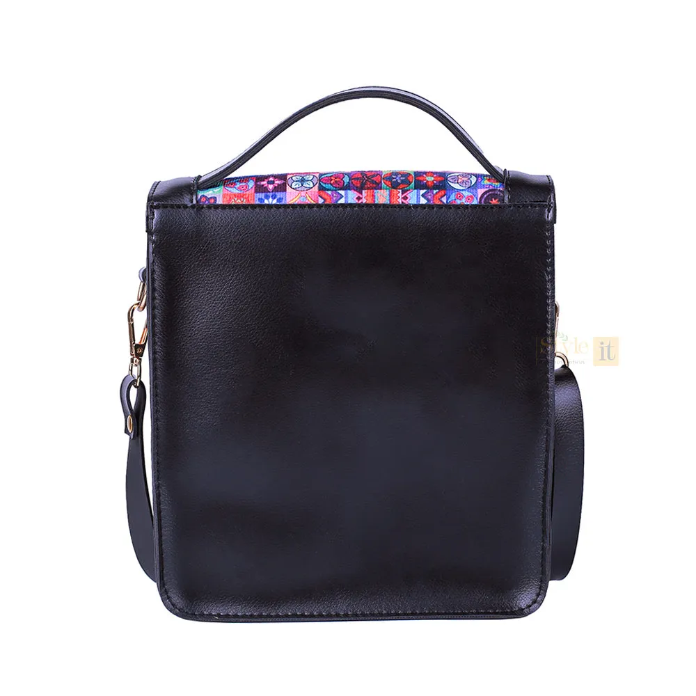 Spectrum Black Crossbody Bag
