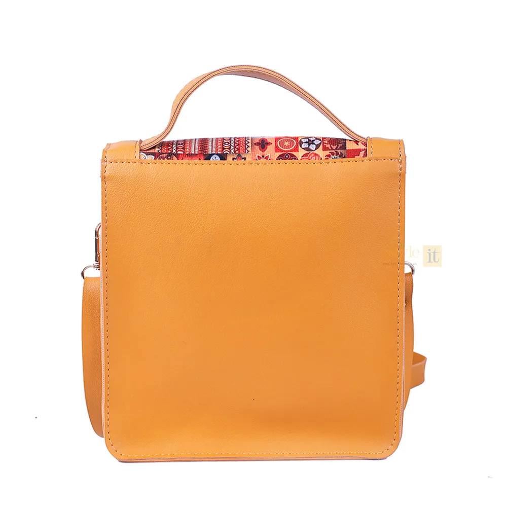 Spectrum Mustard Crossbody Bag