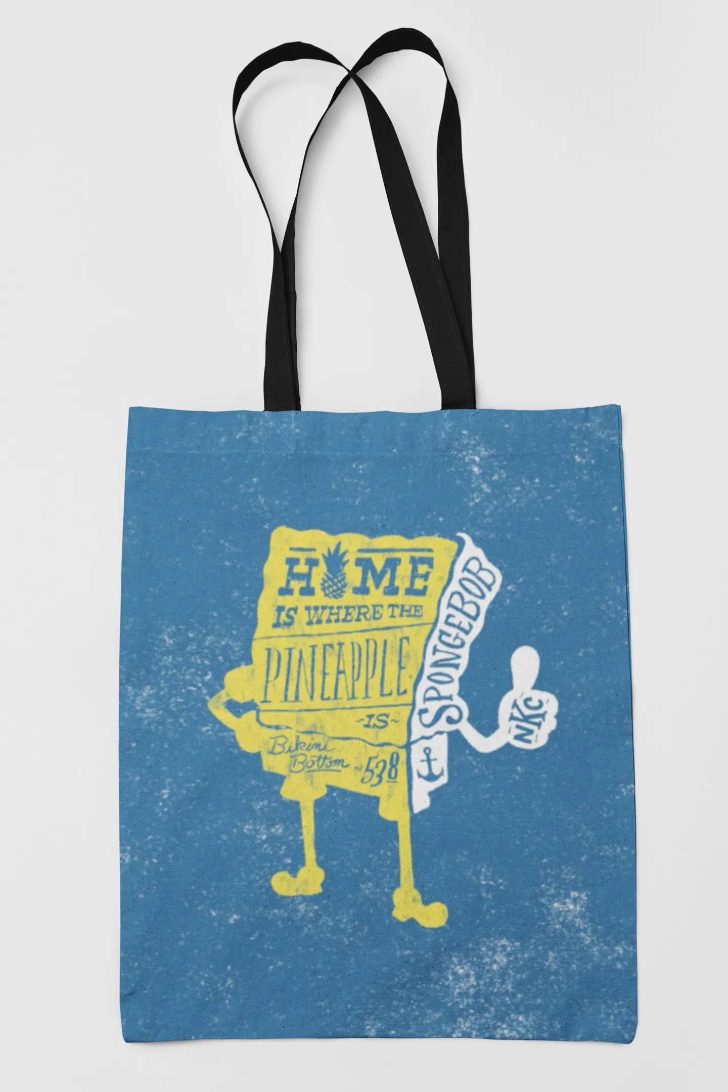 Spongebob Pineapple is Home Tote Bag