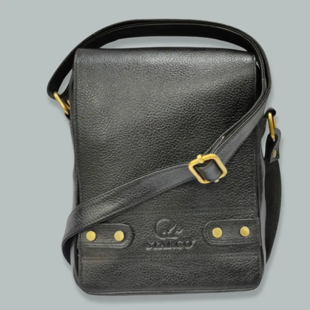 Starco Genuine Leather Sling Crossbody Bag-5