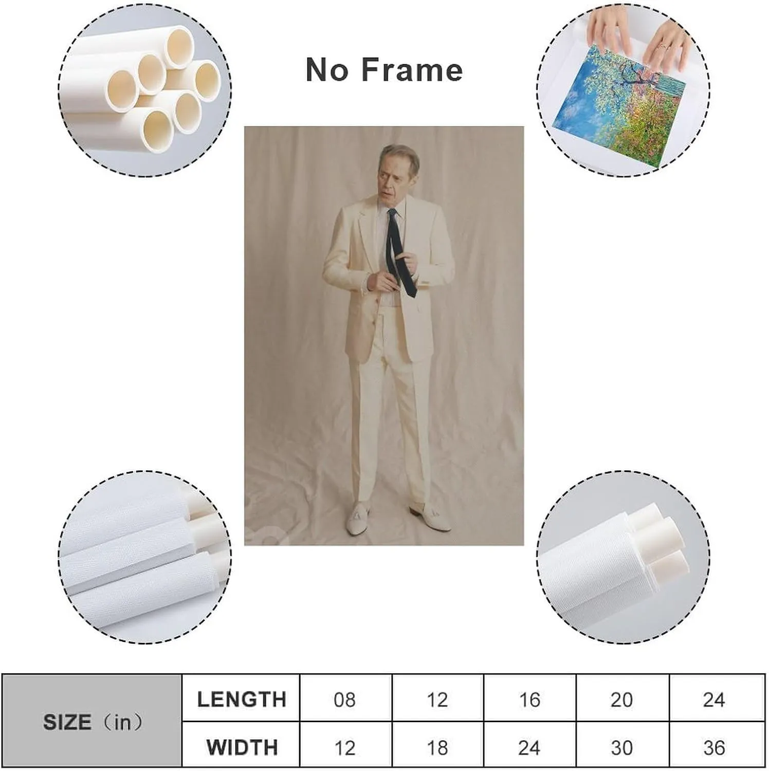 Steven Buscemi Poster (15) Wall Art Picture Painting Poster Canvas Print Posters Artworks Bedroom Living Room Decor 12x18inch(30x45cm)
