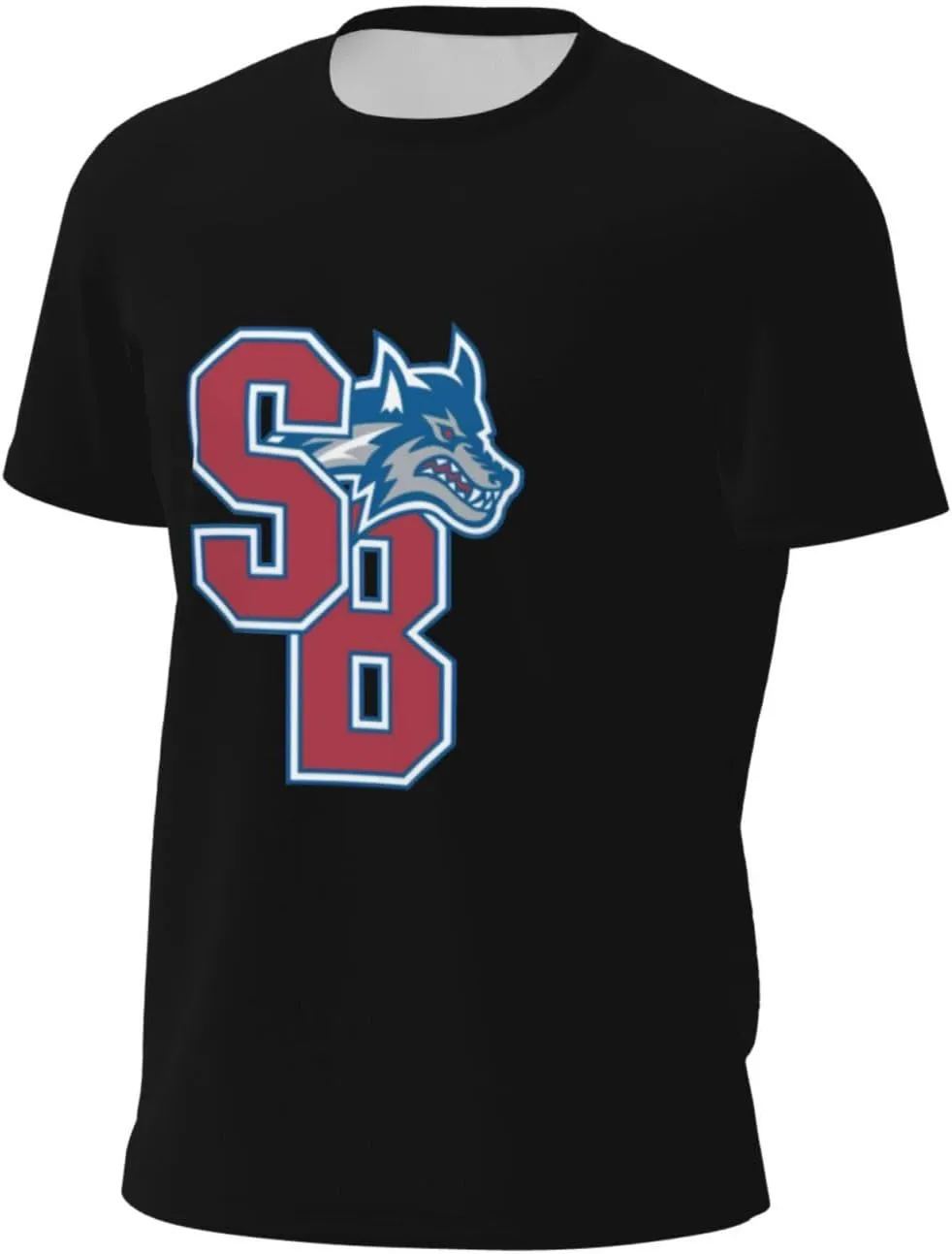 Stony Brook University Men's Lightweight Breathable Mesh Short Sleeve T-Shirt