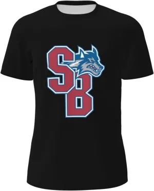 Stony Brook University Men's Lightweight Breathable Mesh Short Sleeve T-Shirt