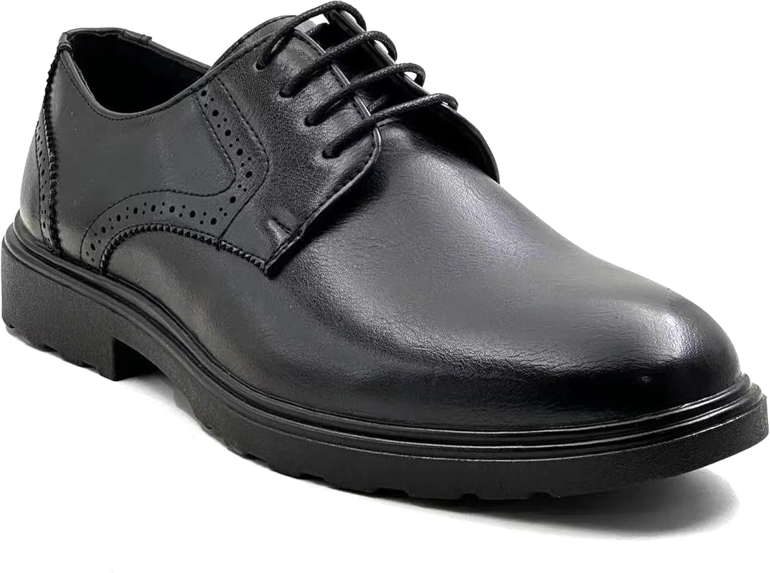 Stylish & Comfort Men’s Business Casual Dress Shoes - Classic Oxford Derby Shoes, Lightweight and Comfortable for Formal and Everyday Wear