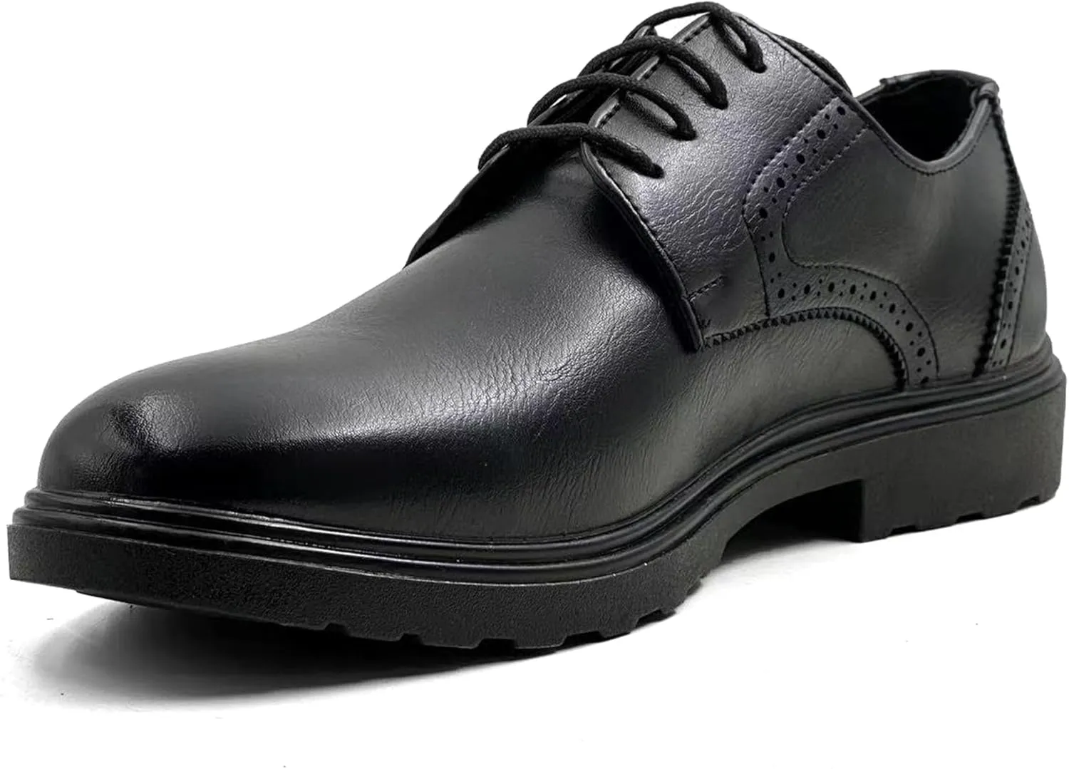 Stylish & Comfort Men’s Business Casual Dress Shoes - Classic Oxford Derby Shoes, Lightweight and Comfortable for Formal and Everyday Wear