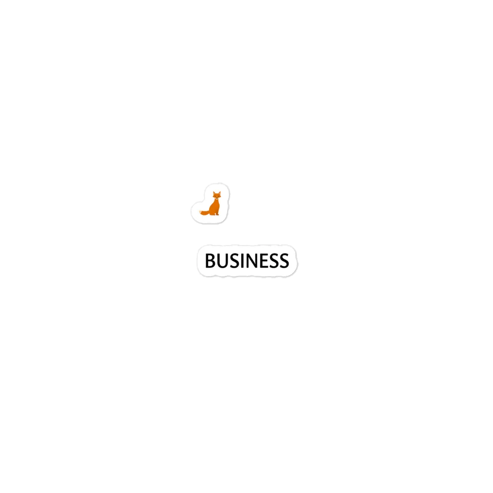 Stylish Fox Business Stickers