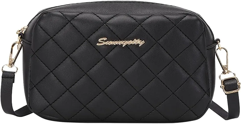Stylish Ladies Handbags Embroidered Women Shoulder Bags Solid Color Lattice Female Messenger Bag