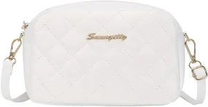 Stylish Ladies Handbags Embroidered Women Shoulder Bags Solid Color Lattice Female Messenger Bag