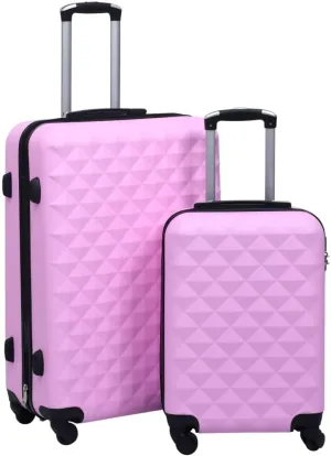Stylish Pink Hardcase Trolley Set for Stress-Free Travel, Lightweight & Durable, Two Sizes for All Your Adventures