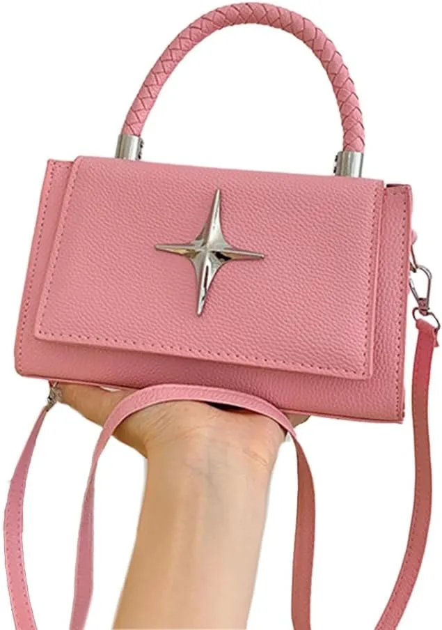 Stylish Small Square Handbag PU Shoulder Bag Elegant & Versatile Crossbody Bag Minimalists for Fashionable Women