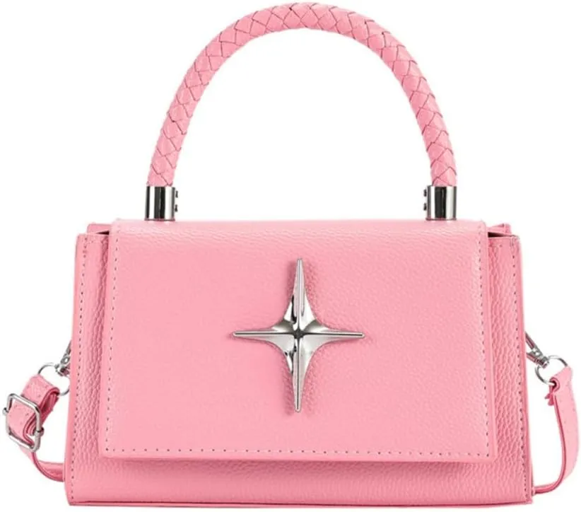 Stylish Small Square Handbag PU Shoulder Bag Elegant & Versatile Crossbody Bag Minimalists for Fashionable Women