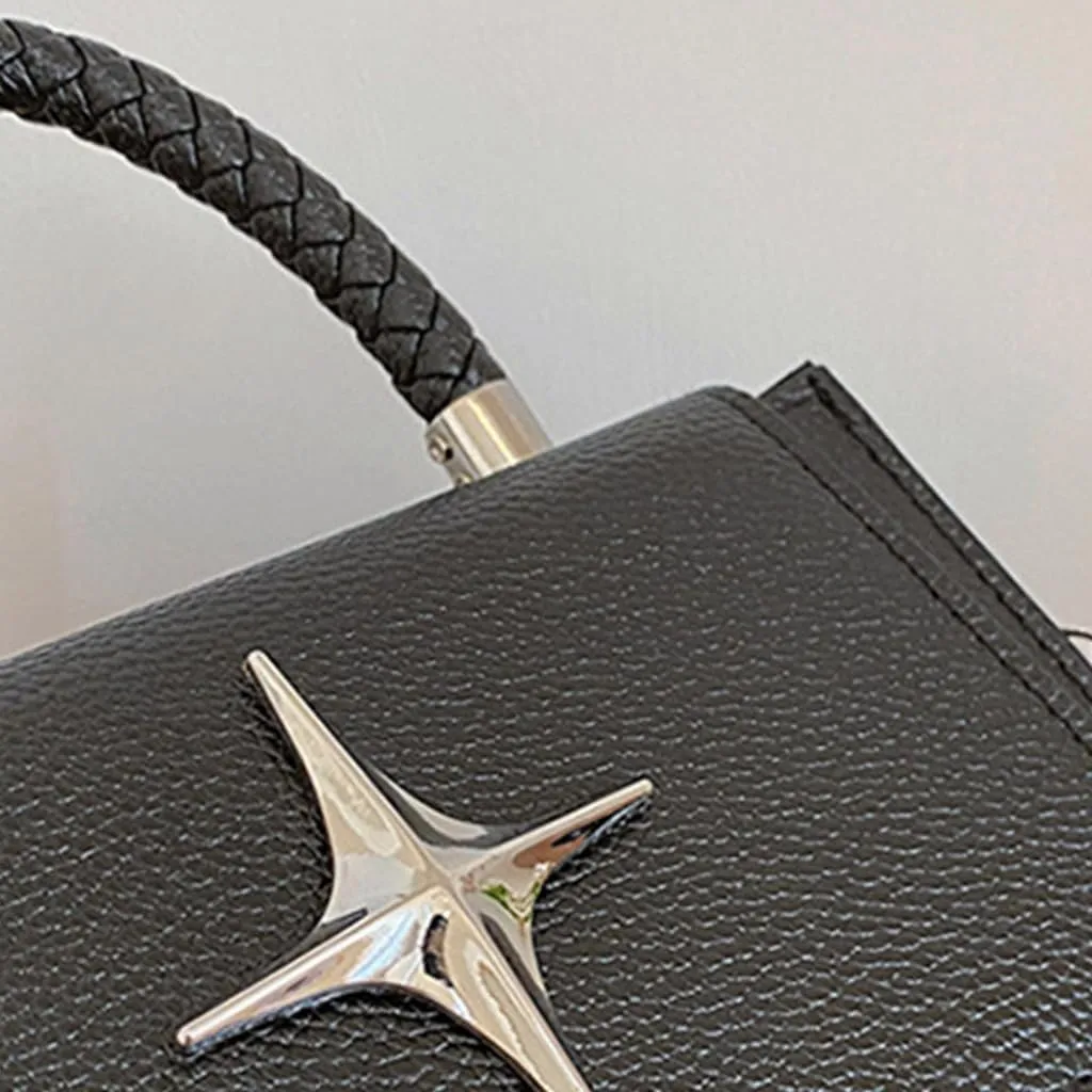 Stylish Small Square Handbag PU Shoulder Bag Elegant & Versatile Crossbody Bag Minimalists for Fashionable Women