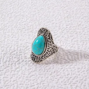 Stylish Vintage Turquoise Ring