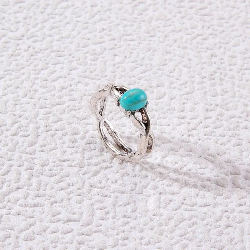 Stylish Vintage Turquoise Ring