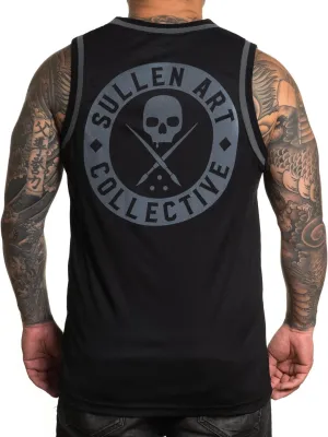 Sullen Men's BOH Tattoo Lifestyle Graphic Art Sleeveless Breathable Arm Ribbed Jersey Tank Top