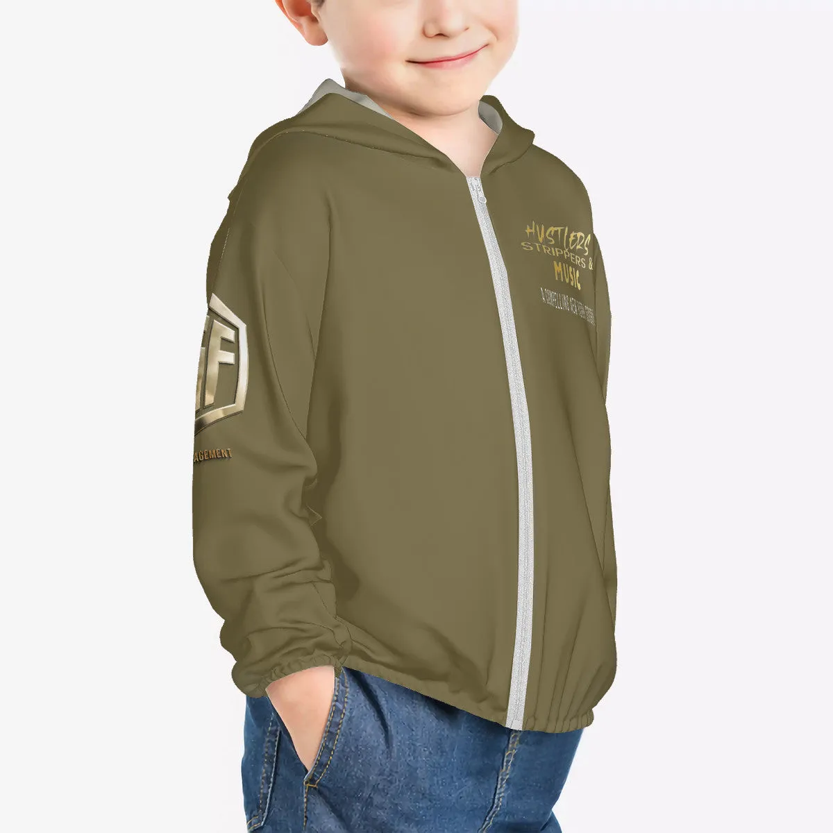Sun Zipper Lightweight Instant access Kids HC_F2 Hsm Hoodie Artistic Protective