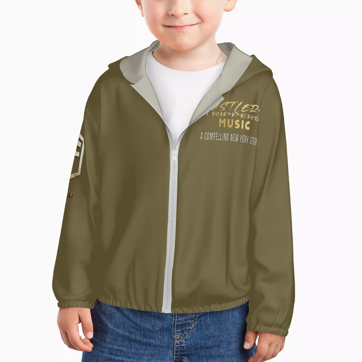 Sun Zipper Lightweight Instant access Kids HC_F2 Hsm Hoodie Artistic Protective