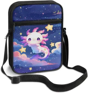 Suobstales Small Crossbody Bag for Women Men, Mini Messenger Bag Shoulder Bag Sling Bag with Zipper Pocket for Phone Passport