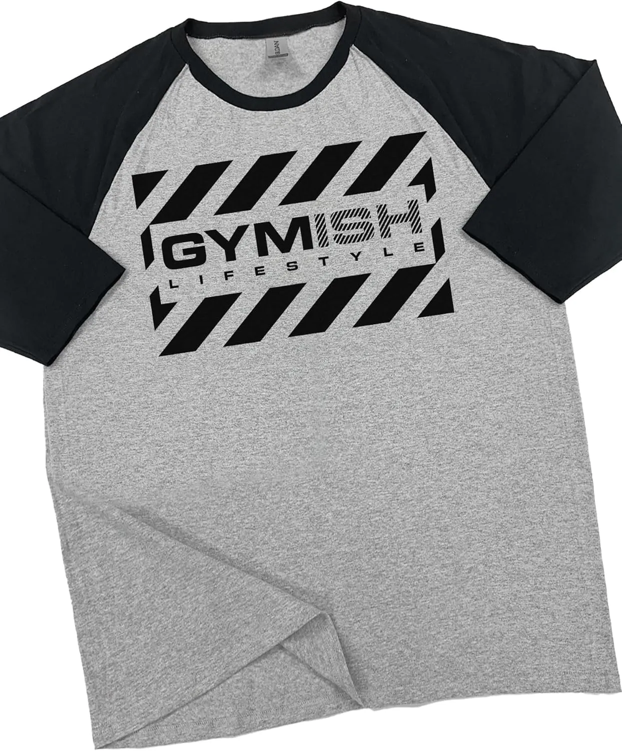 Supreme Funny Raglan Workout Shirt, Inspirational Gym 3/4 Sleeve Mens T-Shirts