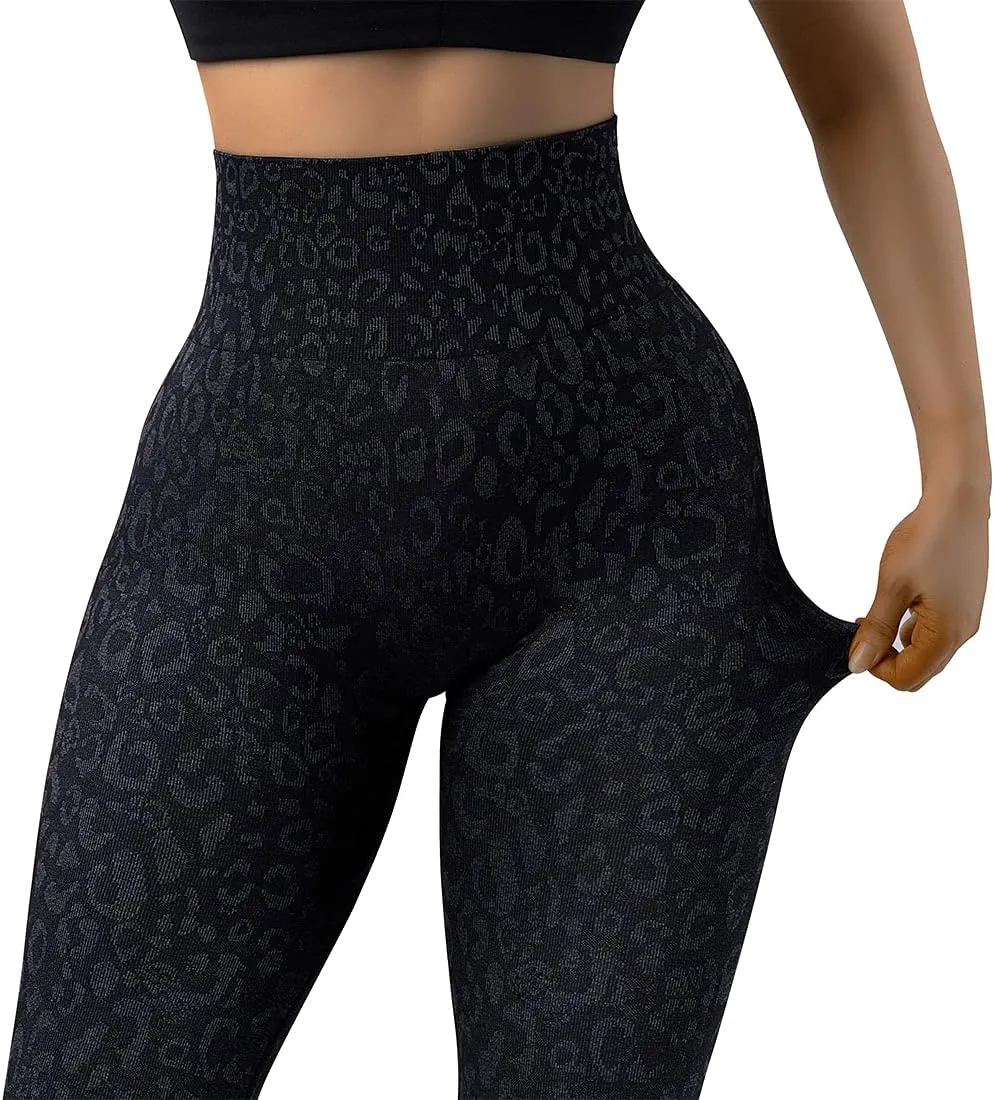 SUUKSESS Women Scrunch Butt Lifting Seamless Leggings Booty High Waisted Workout Yoga Pants