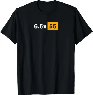 Swedish Mauser Ammunition 6.5 x 55 cm Ordonnance Rifle T-Shirt