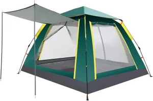 Tent 3-4 Person Windbreak Camping Tent Waterproof Sun Anti UV Tourist Automatic Tents for Outdoor Hiking Beach Travel Outdoor