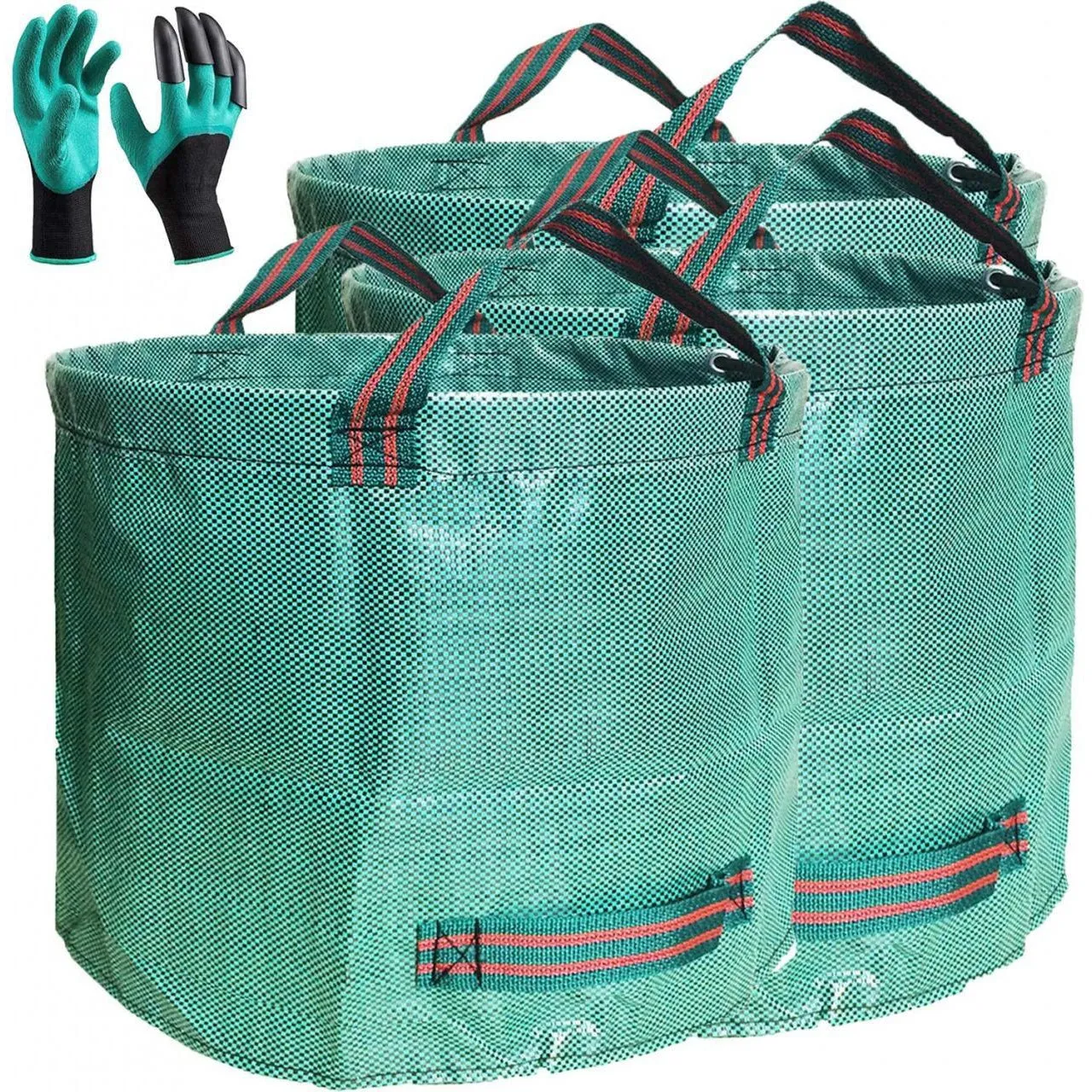 Tespher Professional 3-Pack 72 Gallons Lawn Garden Bags